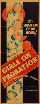 Girls on Probation movie poster (1938) pillow