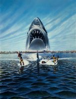 Jaws 3D movie poster (1983) Mouse Pad MOV_568c4890