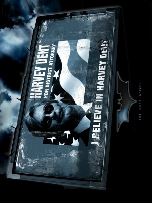 The Dark Knight movie poster (2008) mouse pad
