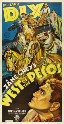 West of the Pecos movie poster (1934) mug