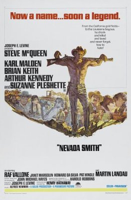 Nevada Smith movie poster (1966) wood print