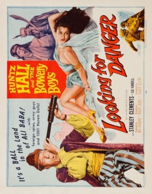 Looking for Danger movie poster (1957) metal framed poster