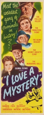 I Love a Mystery movie poster (1945) sweatshirt