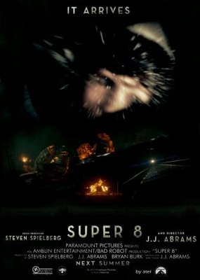 Super 8 movie poster (2010) wooden framed poster