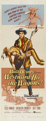 Westward Ho the Wagons! movie poster (1956) pillow