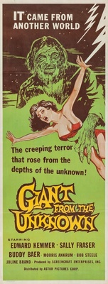 Giant from the Unknown movie poster (1958) hoodie