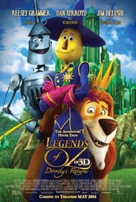 Legends of Oz: Dorothy's Return movie poster (2014) metal framed poster