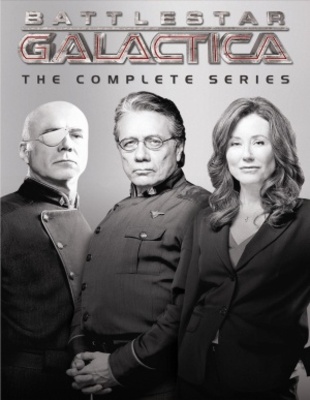 Battlestar Galactica movie poster (2004) poster with hanger