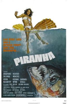 Piranha movie poster (1978) tote bag