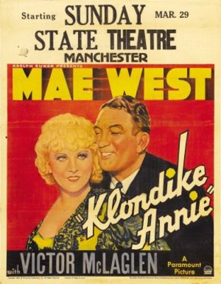 Klondike Annie movie poster (1936) wood print