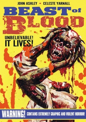 Beast of Blood movie poster (1971) wood print