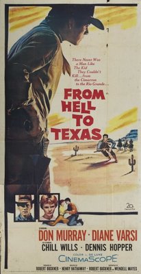 From Hell to Texas movie poster (1958) hoodie