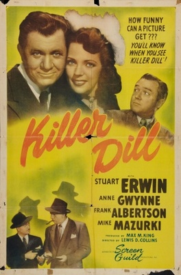 Killer Dill movie poster (1947) metal framed poster