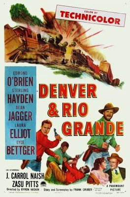 Denver and Rio Grande movie poster (1952) tote bag
