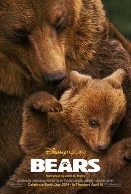 Bears movie poster (2014) metal framed poster