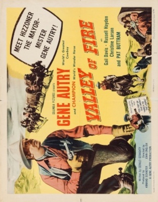 Valley of Fire movie poster (1951) pillow