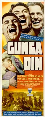 Gunga Din movie poster (1939) poster with hanger