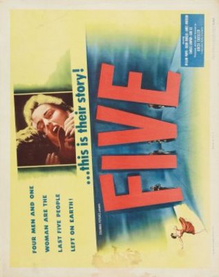 Five movie poster (1951) mouse pad