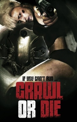 Crawl or Die movie poster (2014) wood print