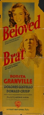 The Beloved Brat movie poster (1938) wooden framed poster