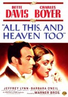 All This, and Heaven Too movie poster (1940) sweatshirt #705237