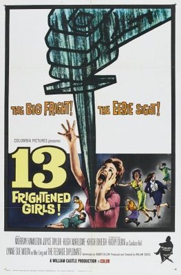 13 Frightened Girls movie poster (1963) mouse pad