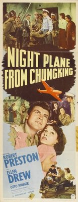 Night Plane from Chungking movie poster (1943) Stickers MOV_582b1155