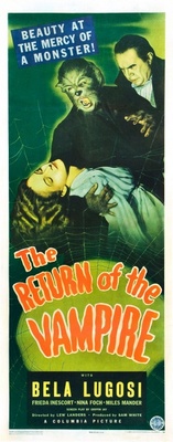 The Return of the Vampire movie poster (1944) canvas poster