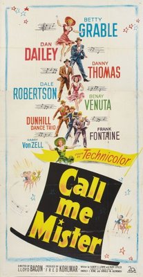 Call Me Mister movie poster (1951) poster