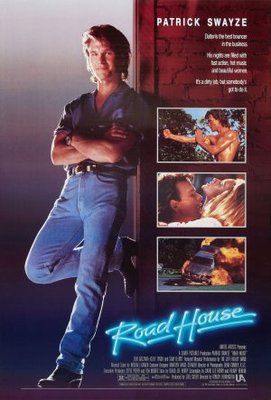 Road House movie poster (1989) wooden framed poster