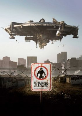 District 9 movie poster (2009) metal framed poster