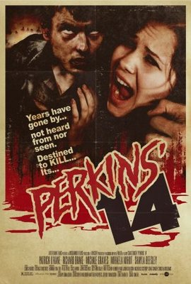 Perkins' 14 movie poster (2009) wood print