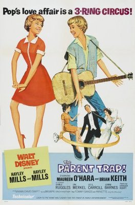 The Parent Trap movie poster (1961) wood print