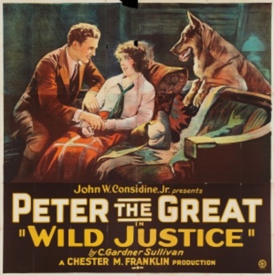Wild Justice movie poster (1925) wood print
