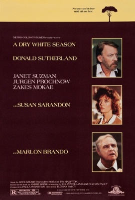 A Dry White Season movie poster (1989) wood print