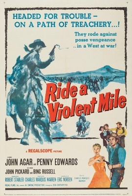 Ride a Violent Mile movie poster (1957) mouse pad