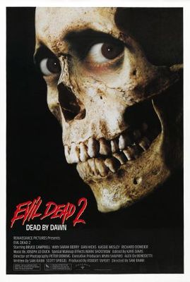 Evil Dead II movie poster (1987) pillow
