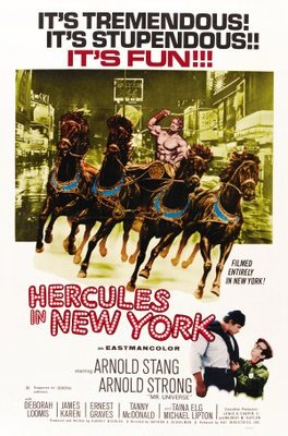 Hercules In New York movie poster (1970) t-shirt