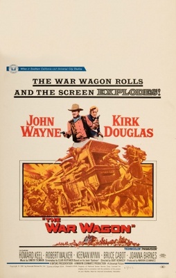 The War Wagon movie poster (1967) wood print