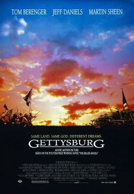Gettysburg movie poster (1993) poster with hanger