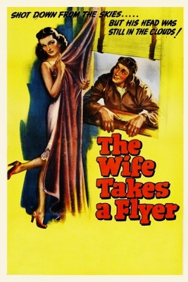 The Wife Takes a Flyer movie poster (1942) metal framed poster