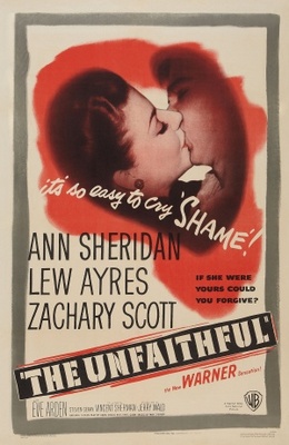 The Unfaithful movie poster (1947) poster