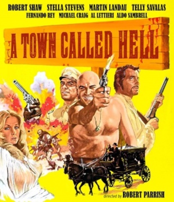 A Town Called Hell movie poster (1971) wood print