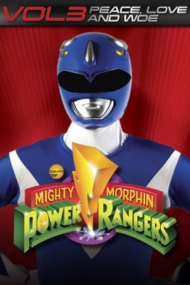 Mighty Morphin' Power Rangers movie poster (1993) canvas poster