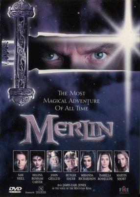 Merlin movie poster (1998) tote bag