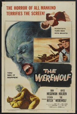 The Werewolf movie poster (1956) pillow