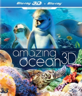 Amazing Ocean 3D movie poster (2013) metal framed poster