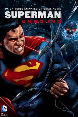 Superman: Unbound movie poster (2013) poster with hanger