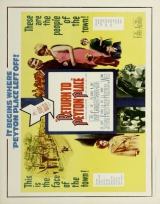 Return to Peyton Place movie poster (1961) canvas poster