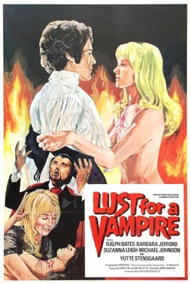 Lust for a Vampire movie poster (1971) poster with hanger
